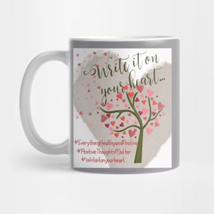 Write It On Your Heart Mug